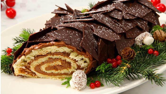 Dark Chocolate Buche de Noel