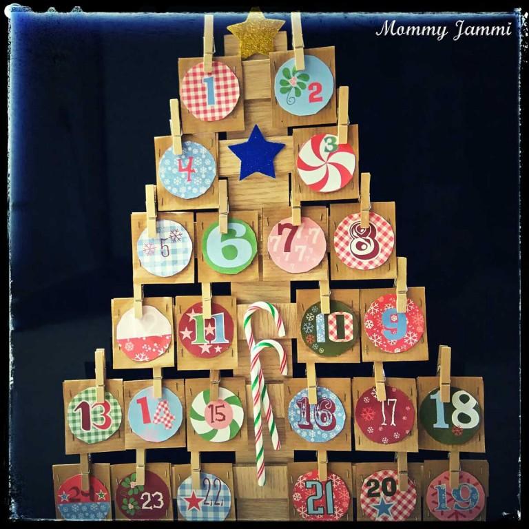 Χριστουγεννιάτικο Δέντρο ημερολόγιο αντίστροφης μέτρησης