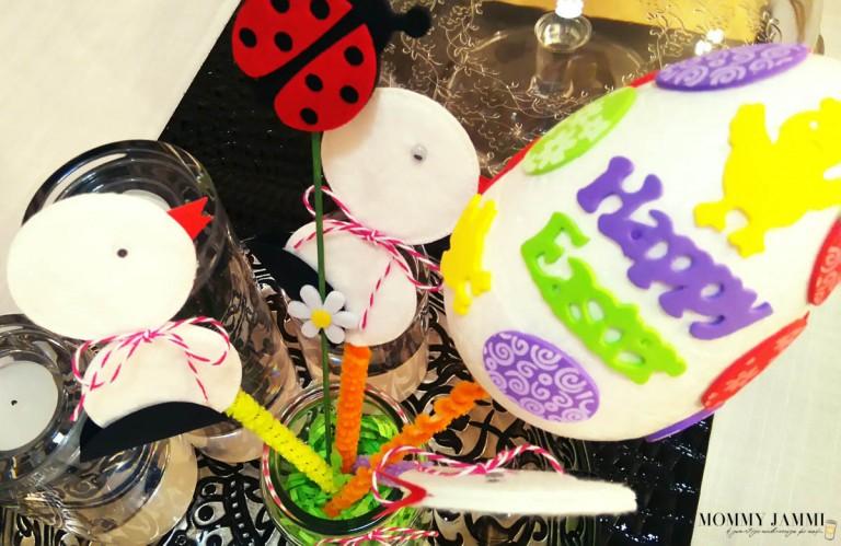 Πασχαλινό αυγό φελιζόλ με αυτοκόλλητα