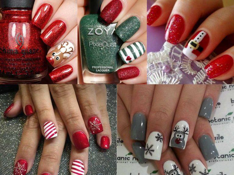 15 φανταστικά Χριστουγεννιάτικα σχέδια για τα νύχια