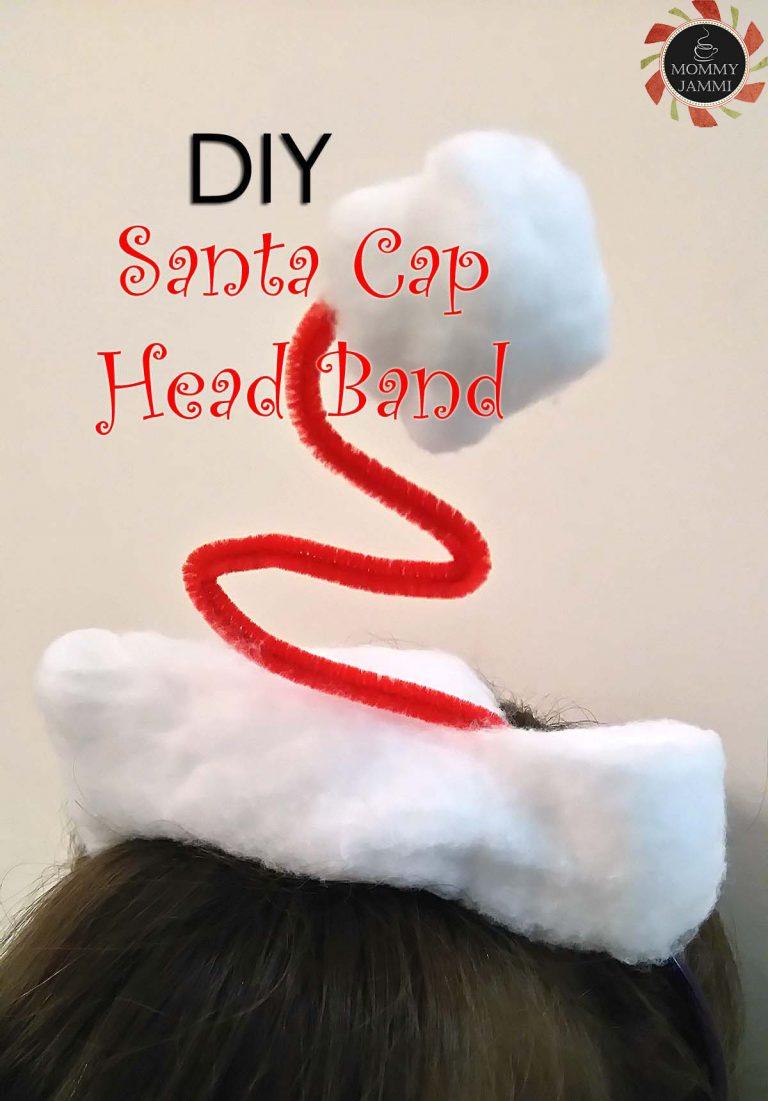 DIY Santa Cap Head Band
