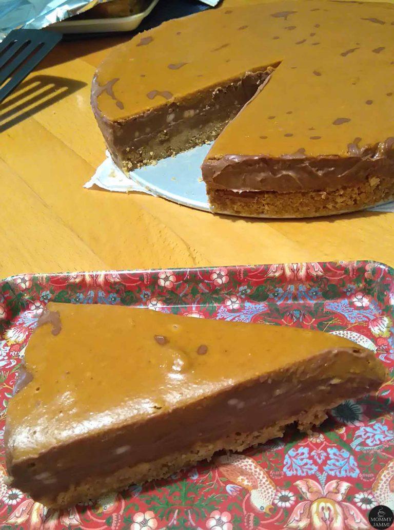 Απίθανη τάρτα με μπισκότο, σοκολάτα και φυστικοβούτυρο