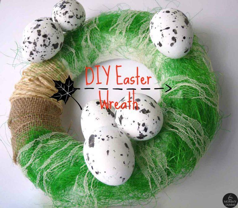DIY φτιάξε πασχαλινό στεφάνι στα γρήγορα!