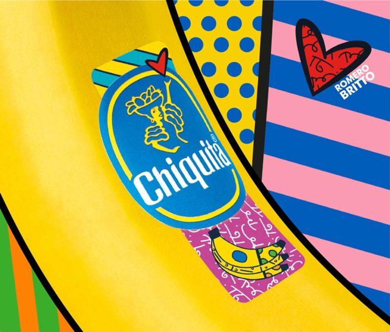 Η Chiquita παρουσιάζει μια νέα, ειδική έκδοση του μπλε αυτοκόλλητου, από τον διεθνούς φήμης pop καλλιτέχνη Romero Britto